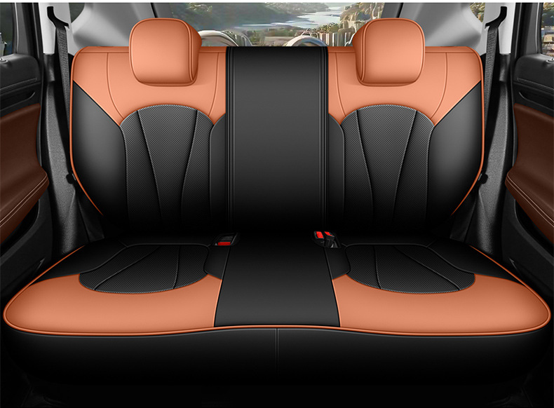 Factory Direct Sales of Perforated Leather Wear-Resistant Car Seat Cushions and Full-Coverage Special Car Seat Covers for the Verano