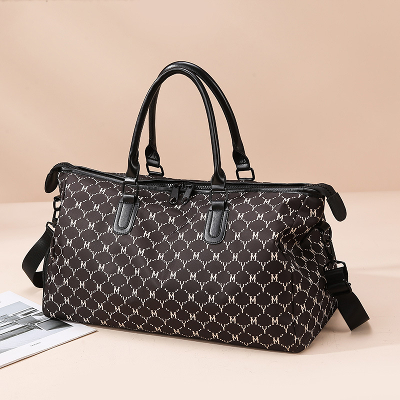 Moda letras de viaje corto viaje bolsa de viaje de gran capacidad bolsa de mochila portátil simple bolsa de mano