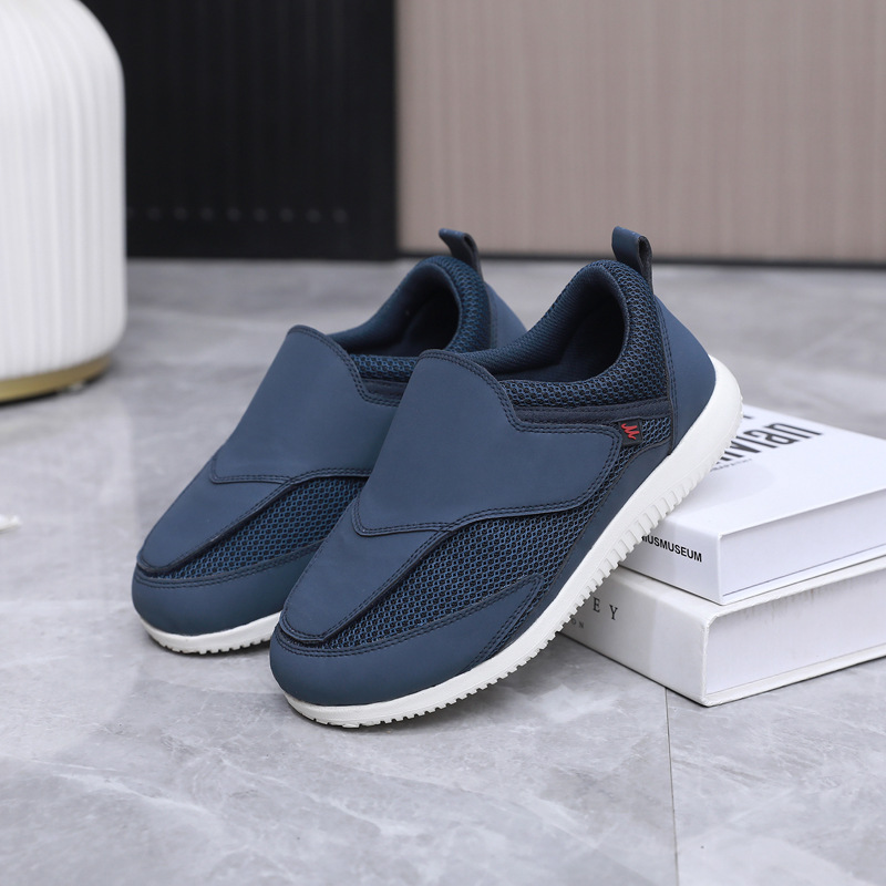 Qiwaigo's New Lightweight Women's Sneakers with Widened Velcro Straps, Adjustable, Non-Slip, Wear-Resistant Flat Shoes Qiwaigo's New Lightweight Women's Sneakers with Widened Velcro Straps, Adjustable, Non-Slip, Wear-Resistant Flat Shoes