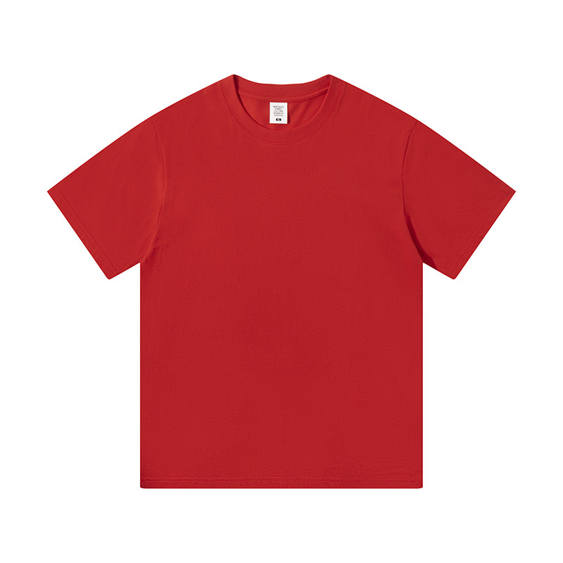 210g 7A antibacteriano fresco verano manga corta cuello redondo overol camisa publicitaria camisa cultural ropa de clase camiseta de algodón personalizado