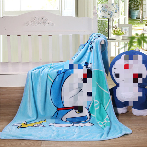 New children's blanket thickened cloud blanket single layer double layer sherpa positioning cartoon blanket baby blanket toddler lunch blanket