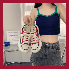 Best-selling White Deer Shoes for Students and Netizens, New Flat Sneakers for Fall 2023, Casual Canvas Shoes for Children