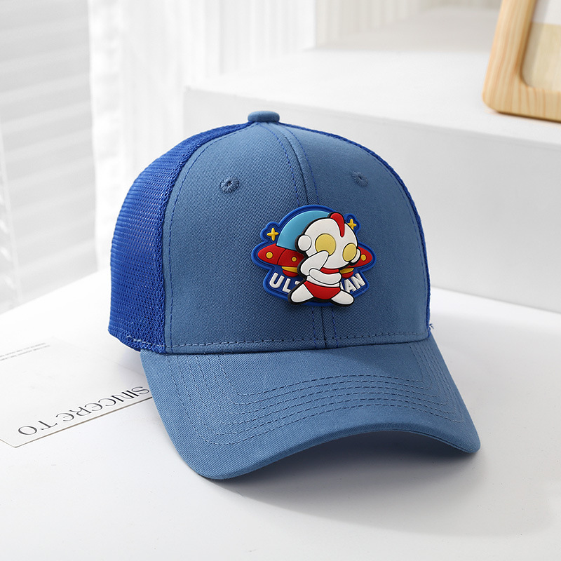 Sombrero para niños, sombrero de red de dibujos animados lindo para bebés, niños y niñas, sombrilla de verano, gorra de béisbol, protector solar al aire libre, gorra de visera