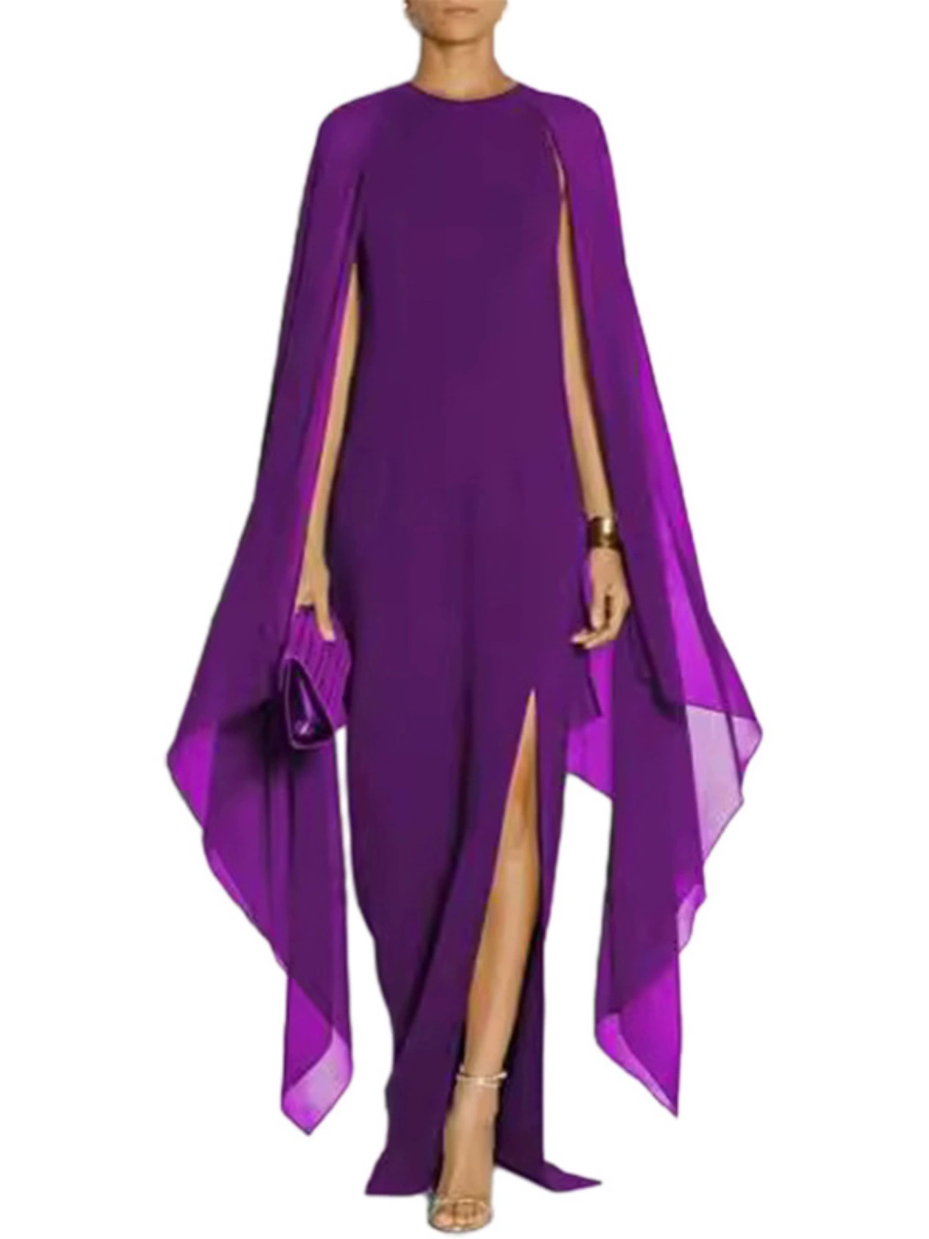 2025 новое европейское и американское шифоновое вечернее платье для лета, длинное вечернее платье, кросс-граничная доставка, кросс-граничная дропшиппинг