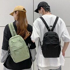 新款多功能防泼水双肩胸包男女轻便出游小背包户外登山斜挎包休闲