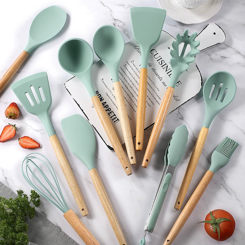 Silicone kitchenware, set, 12 pieces, 11 pieces