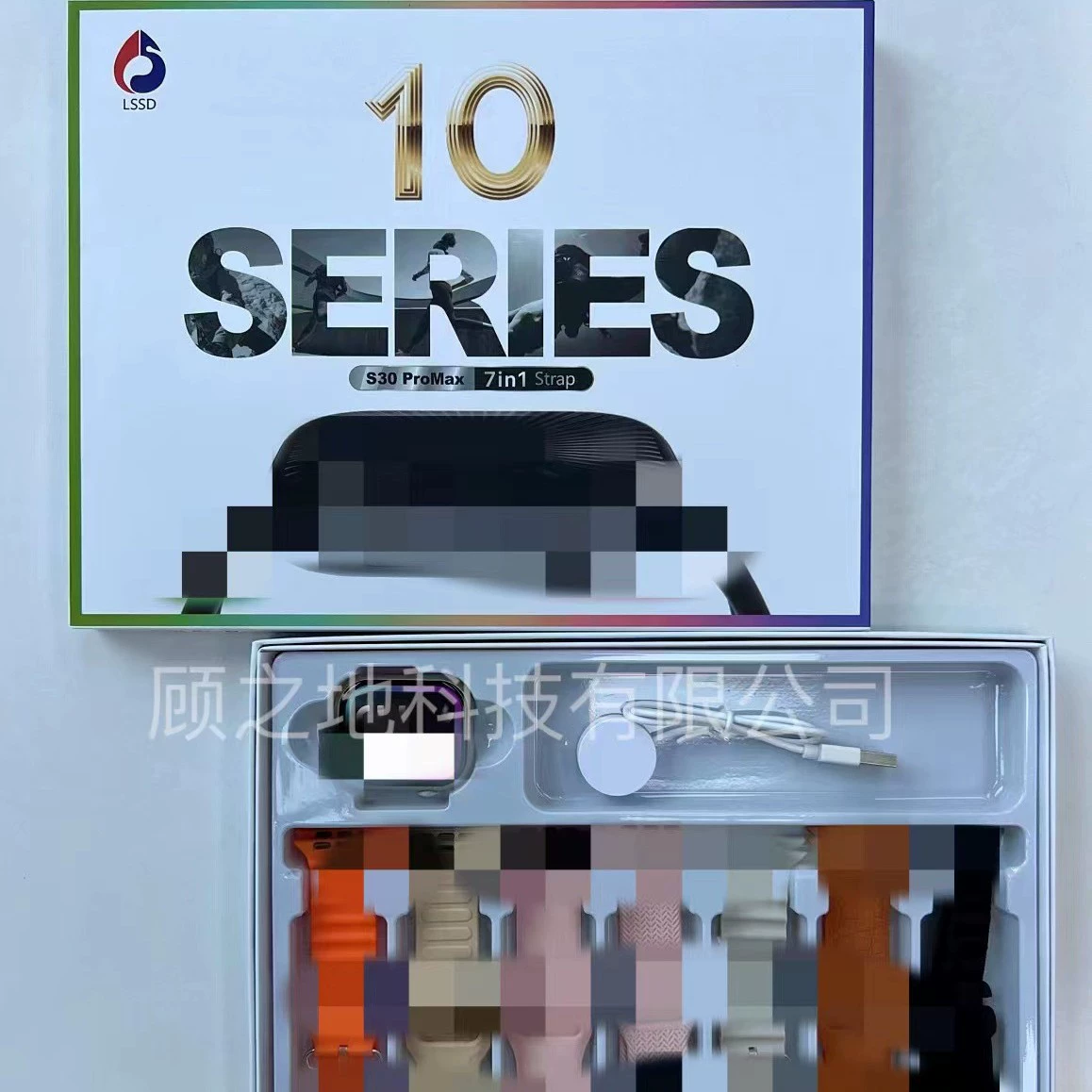 Умные часы S30PROMAX, новая серия SERIES10, многоцветные ремешки, 7+1 спортивный шагомер, популярная модель для кросс-граничных продаж