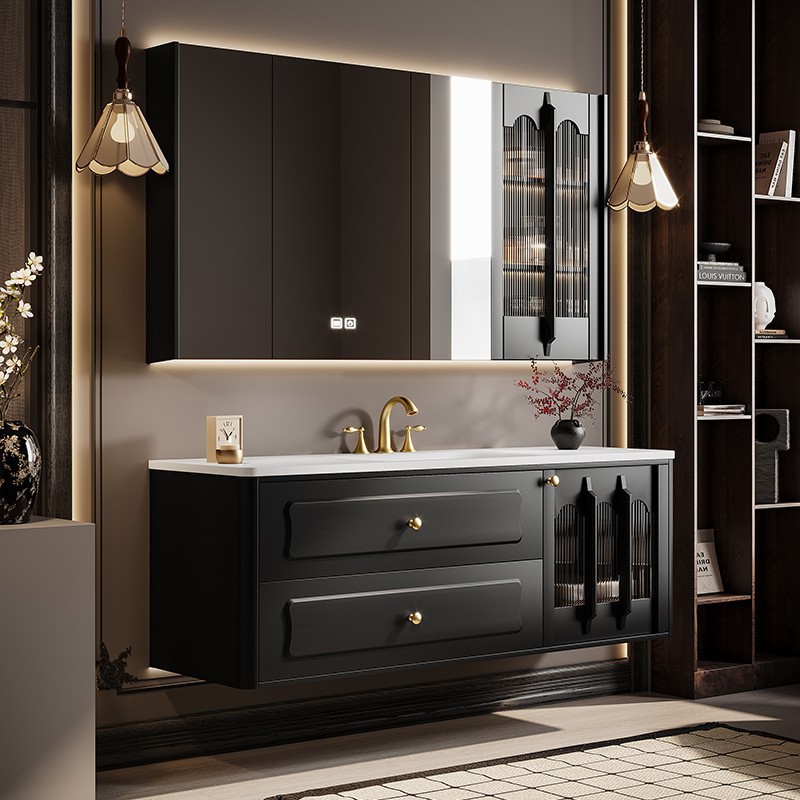 Французская ретро-рок-плита горячая встроенная бассейн Комбинированная шкафа для ванной