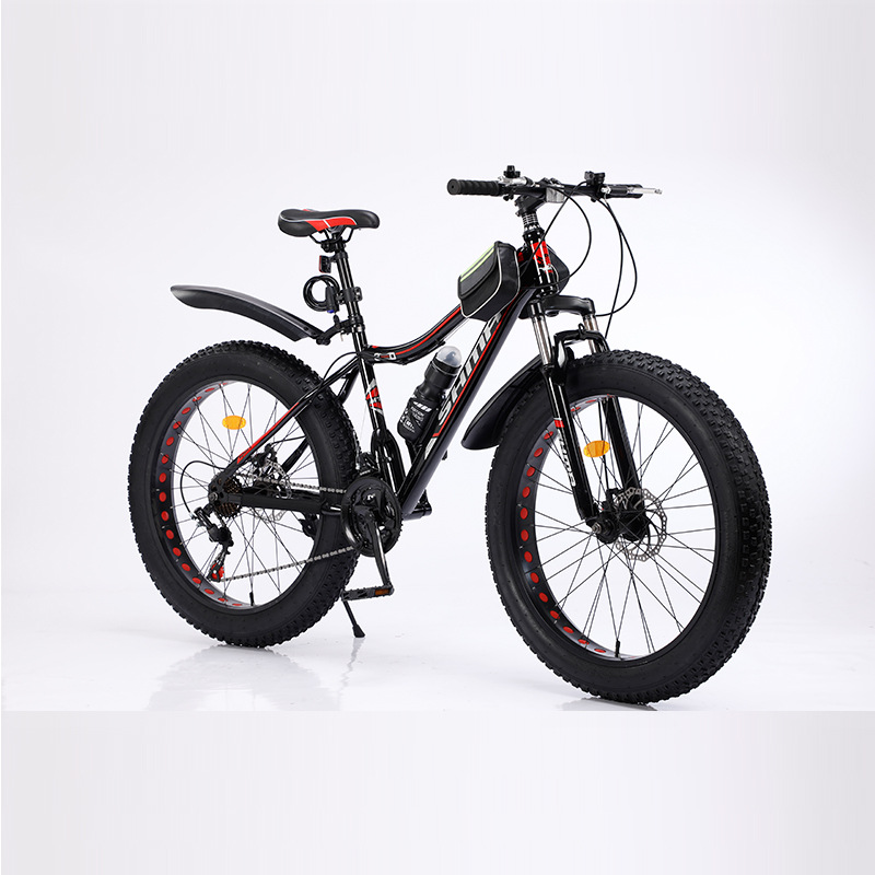 Bicicleta de playa de Sanheba 4.0 bicicletas de montaña con neumáticos de velocidad variable bicicletas de montaña de doble cilindro ciclismo de montaña a través de la nieve