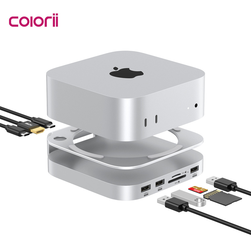 Mac mini M6 M4 Pro docking station, M.2 NVMe hard drive enclosure, USB3.2, HDMI 4K60Hz Mac mini M6 M4 Pro docking station, M.2 NVMe hard drive enclosure, USB3.2, HDMI 4K60Hz