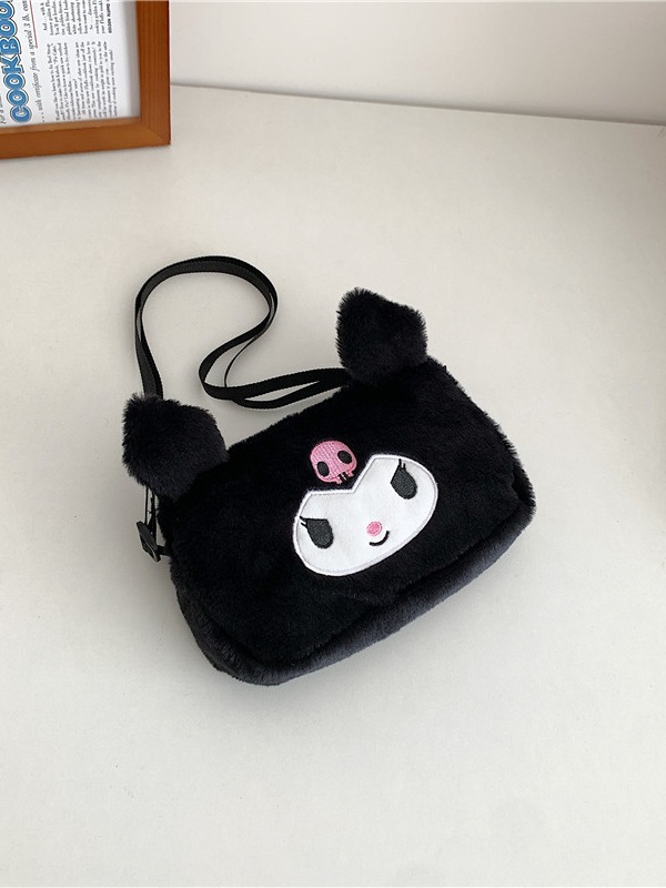 Bolso Bandolera de Felpa para Celular de Felpa para Uso Diario