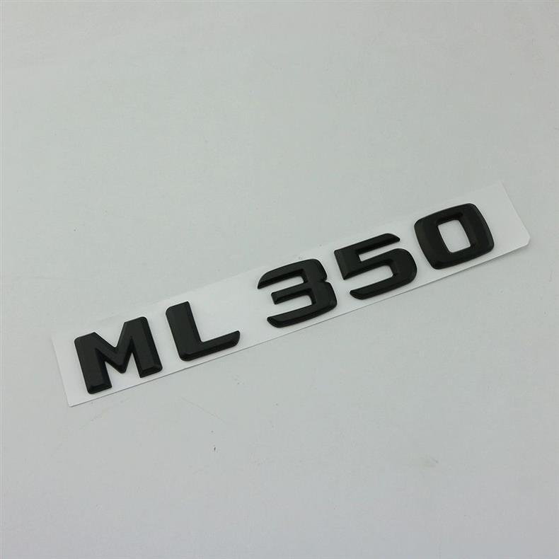 Mercedes-Benz ML-Class ML400 modified lettering, ML350 lettering, ML450 rear lettering, ML500 4MATIC car stickers, black