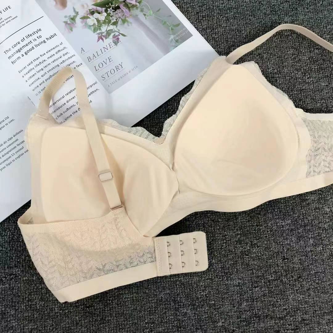 Nueva taza de látex sin marcas de alta calidad, chaleco de dama sin anillo de acero, bra de yoga, ropa interior deportiva, mujer al por mayor