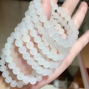Goose Jingji Imitation Jade Love Dark White Jade Bracelet Casual Temperament Jade Sweet Bracelet Live Broadcast Welfare Bracelet