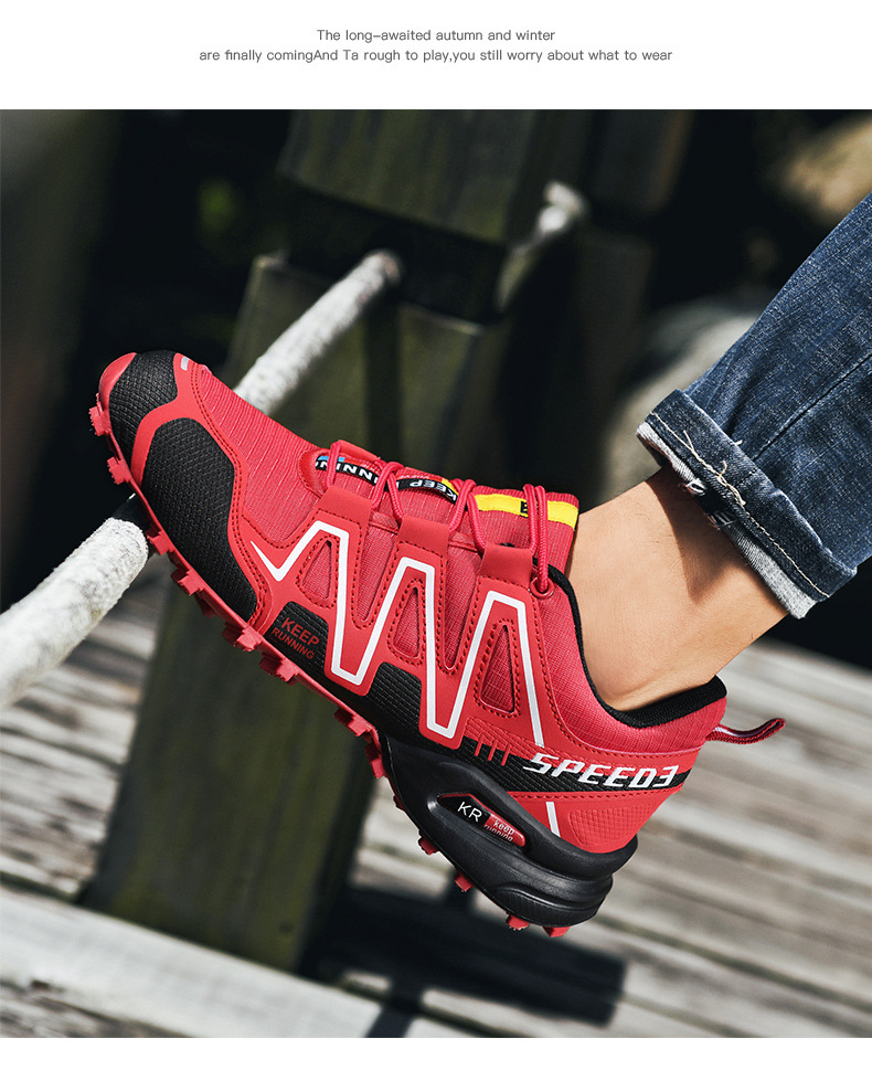 Scarpe sportive casual da uomo e invernali da uomo, da viaggio, traspiranti, Solomon, per escursioni all'aria aperta, king size_voghion.com