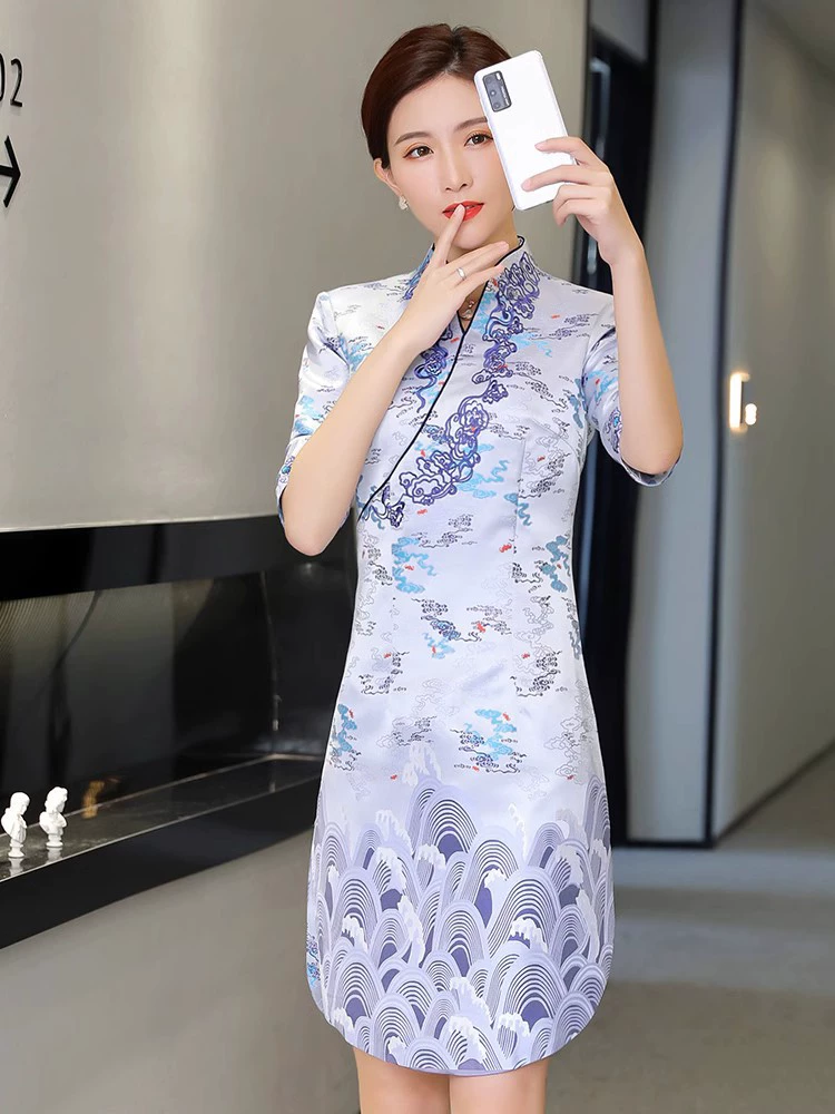 Dress, autumn elite uniform for work