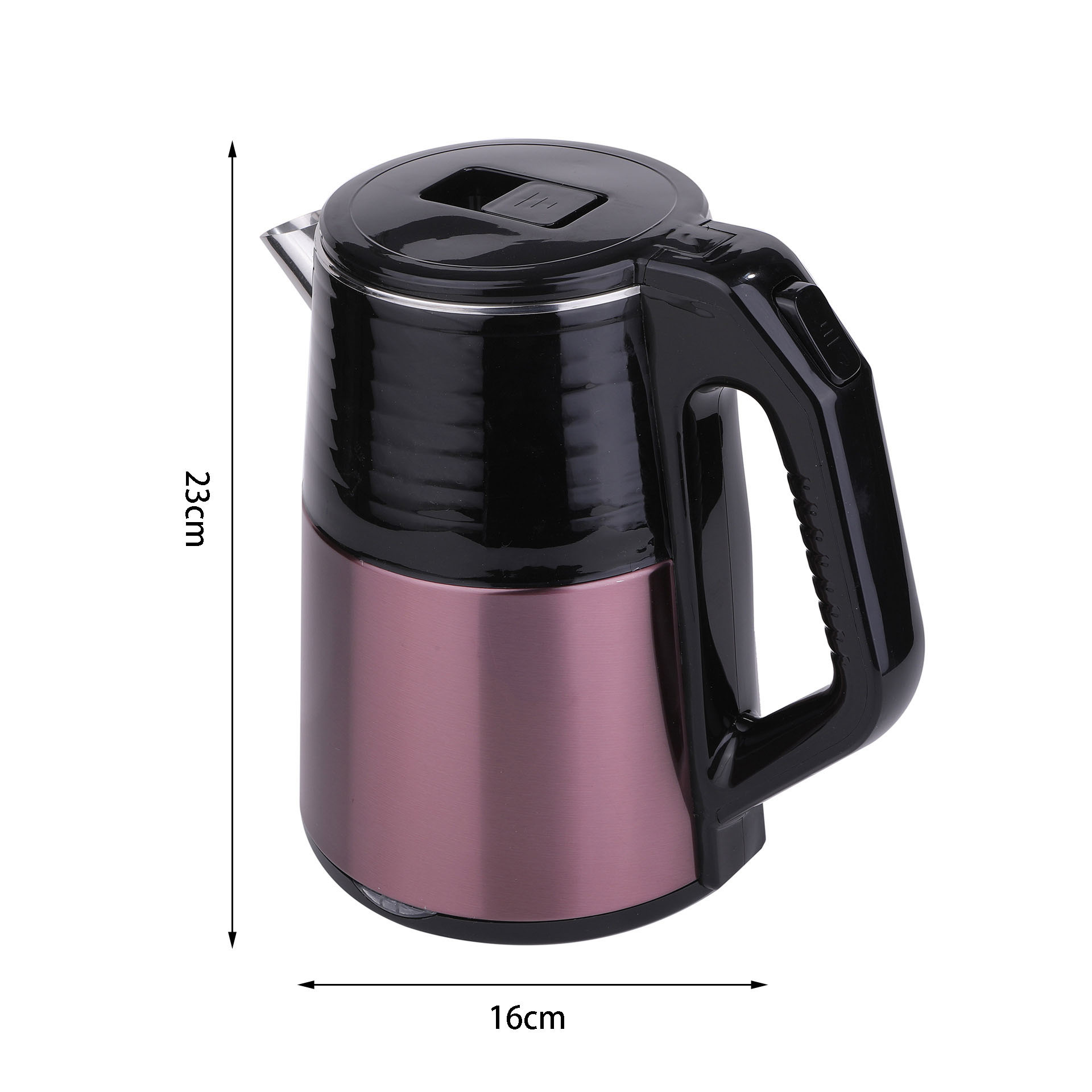 Nueva hervidor eléctrico británico 2.5L gran capacidad de doble capa de acero inoxidable hervidor eléctrico de agua image 5