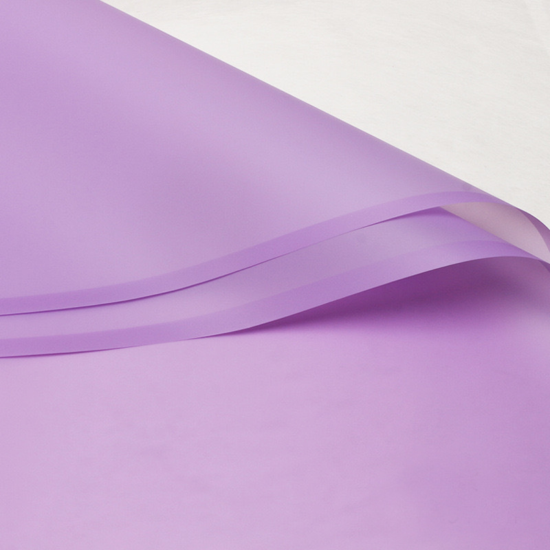 Borde dorado película de gelatina impermeable papel mate flor papel de embalaje ramo floral Día DE LA Madre material de papel de embalaje al por mayor