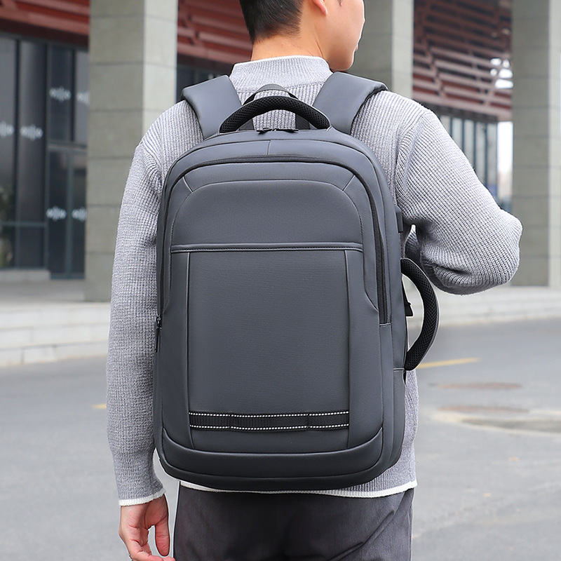 Large Capacity Business Backpack For Men Casual Student School Bag_voghion.com