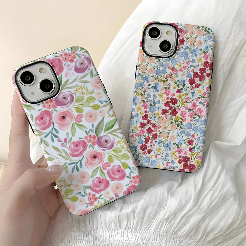 Apple, чехол для телефона, iPhone11, мобильный телефон, iPhone16 Pro, цветной цветок, (Cross-border trading)