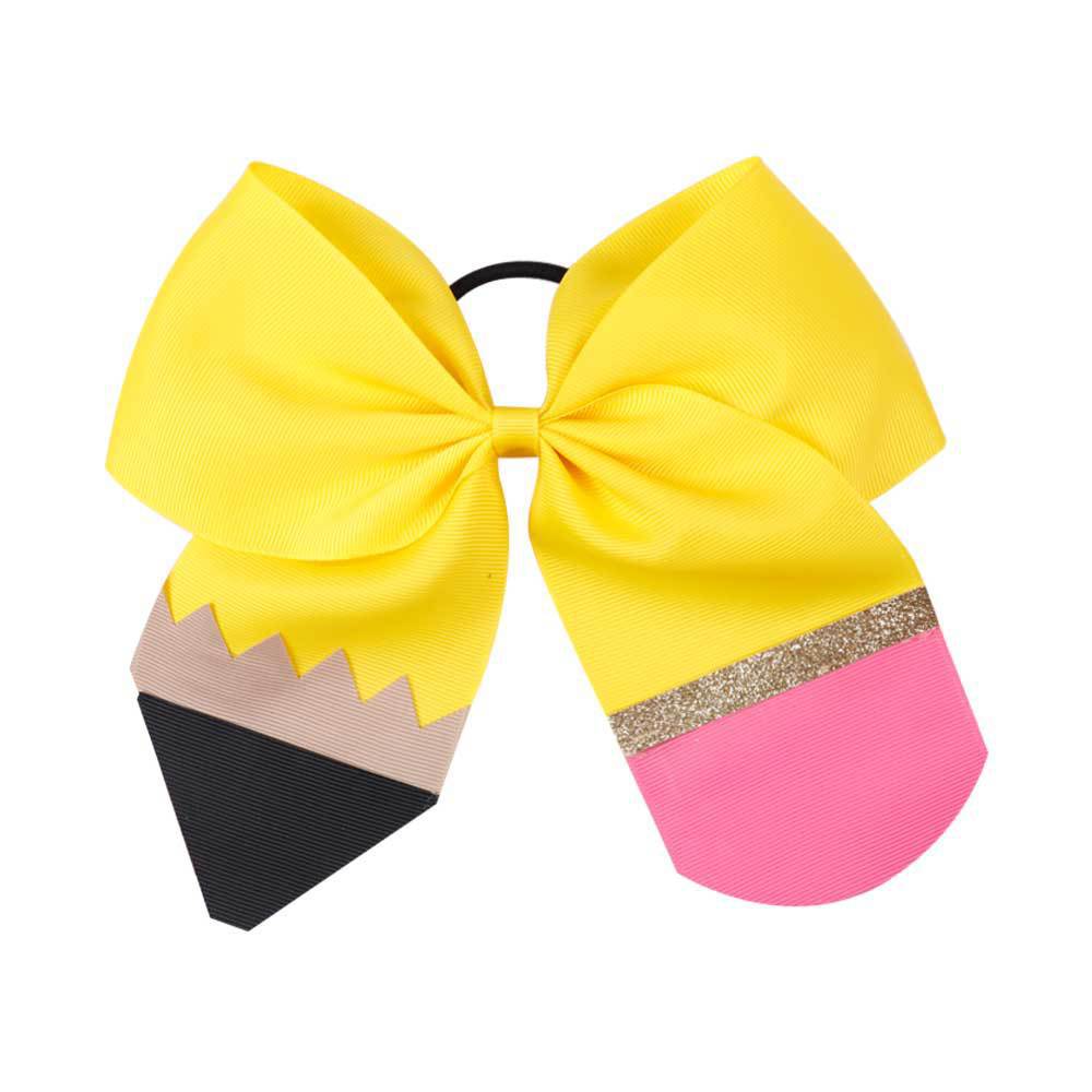 Girl's Cute Simple Style Pencil Rib Ribbon Bowknot Hair Tie display picture 7
