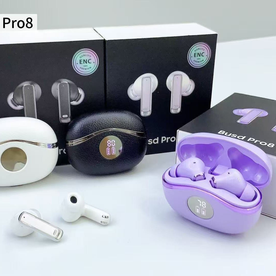 Nuevos productos de comercio exterior Busd PRO8 auriculares Bluetooth inalámbricos TWS auriculares deportivos para juegos unisex en los oídos image 2