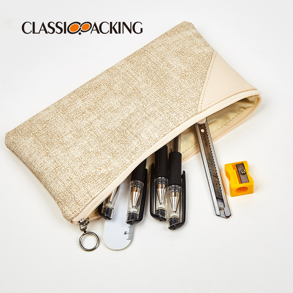 Bolsa de almacenamiento de cuidado de la piel simple de estilo coreano material de material tejido de gran capacidad bolsa de cosméticos Portátil Bolsa de almacenamiento de estilo japonés