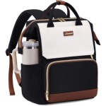 新款女士电脑背包防水大容量可放15.6寸电脑书包休闲双肩包可放杯