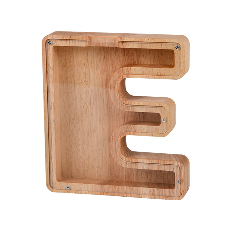 Gran inglés carta alcancía animal alcancía nuevo regalo de madera regalo alcancía