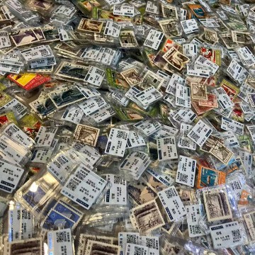 5060708090s vintage stamps with postmark and rating, guaranteed authentic, guaranteed vintage, welfare items, shipping included