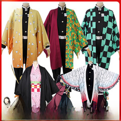 星漫緣鬼滅之刃cos服灶門炭治郎彌豆子我妻善逸蝴蝶忍cosplay服