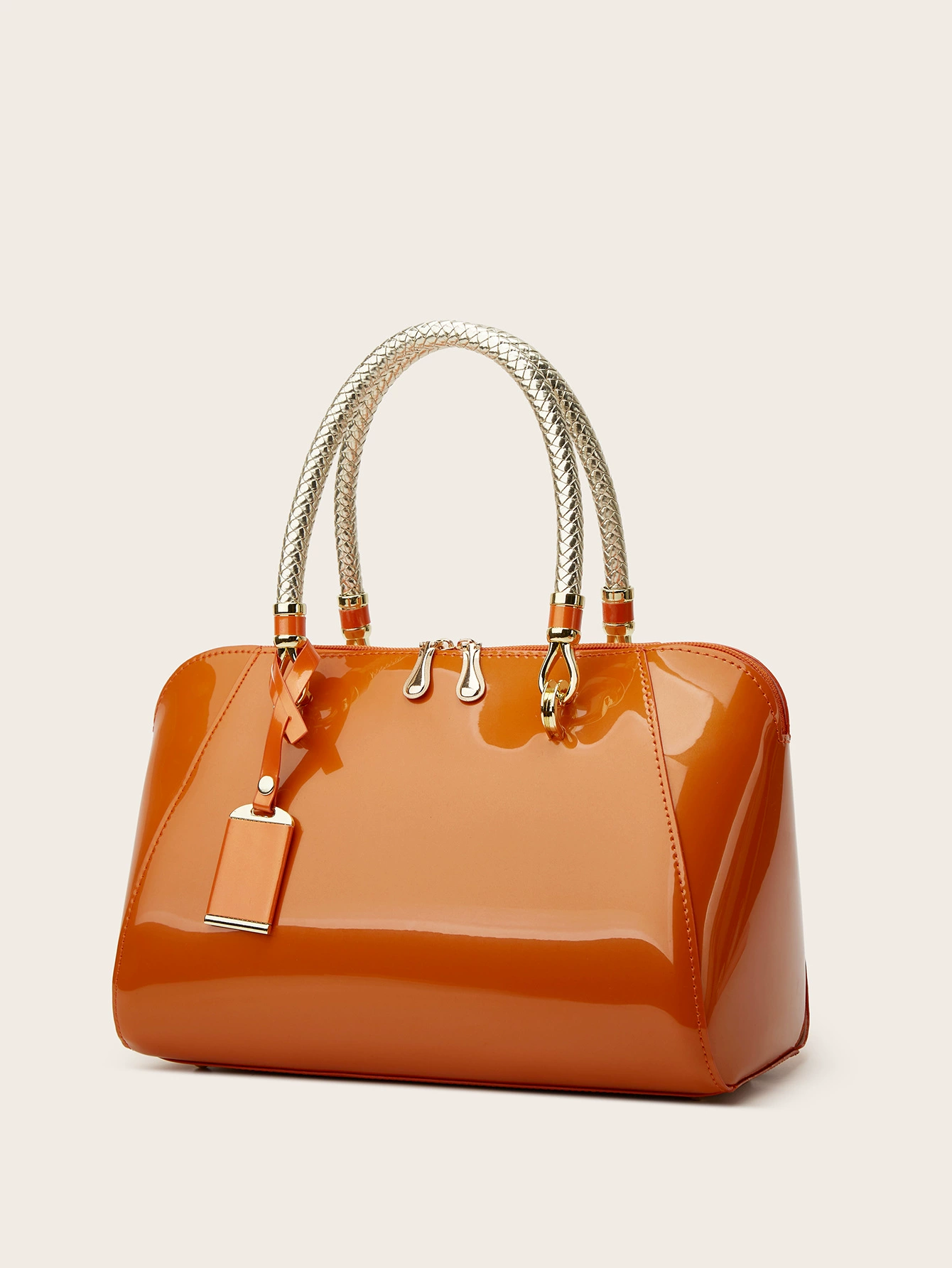 Pillow, summer glossy one-shoulder bag for bride, bag strap, high-end