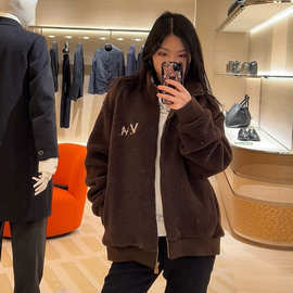 2026冬季新款天花板南油高货驴家双面穿羊羔毛保暖夹克外套男女