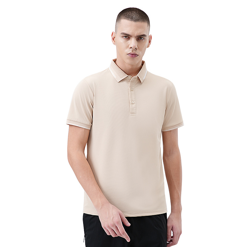 2025 nueva camiseta hombre casual ropa de secado rápido verano al aire libre polo camiseta respirada hombre ropa deportiva de mangas cortas