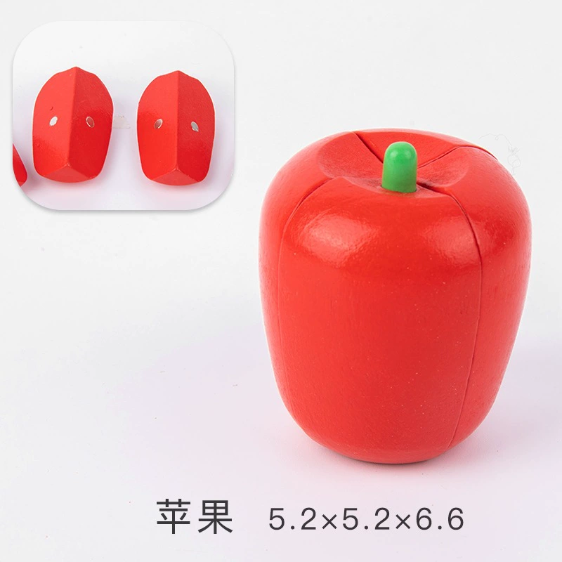 Деревянная игрушка для резки, ручной работы, 1–3 года