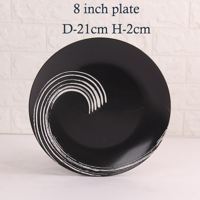 Vajilla de cerámica de estilo japonés moderno traje de vajilla de cerámica de comercio exterior japonés