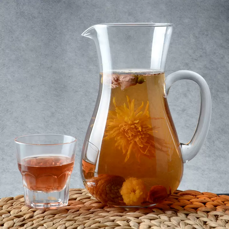 源头工厂现货批发白酒分酒器玻璃醒酒玻璃分酒器酒勺果汁量壶酒壶