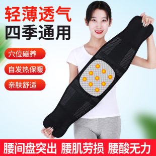 New Breathable Four Seasons Double Pressurized Fixed Belt Steel Plate Fixed Waist Support Sports Waist Protection