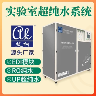 半导体实验室超纯水系统设备 去离子水设备EDI模式艾柯超纯水机