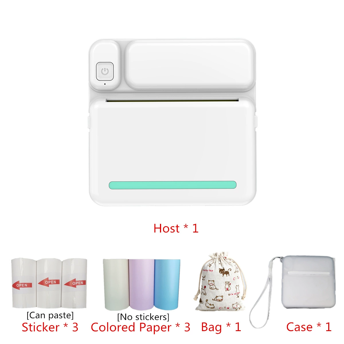 Xuncen Small photo, printer, bluetooth