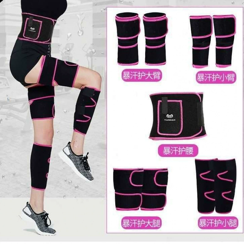 Спортивный пояс для пота, формирование ног, ремни для рук, спортивный костюм для сжигания жира, потоотводящий пояс для бедер