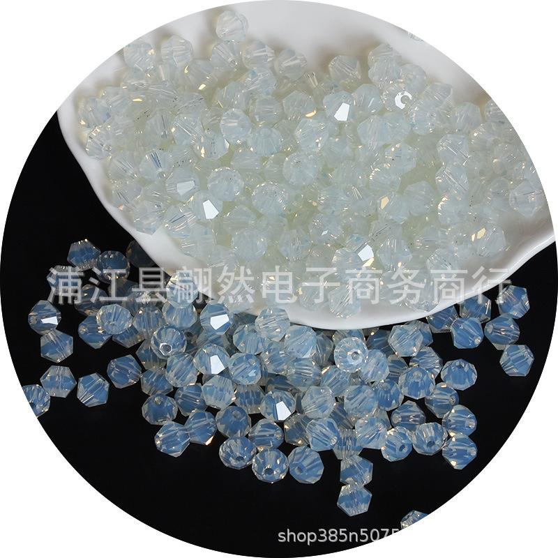 3-8mmAAAA水晶菱形珠精品水晶ガラス珠二頭尖珠DIY珠散珠アクセサリー部品