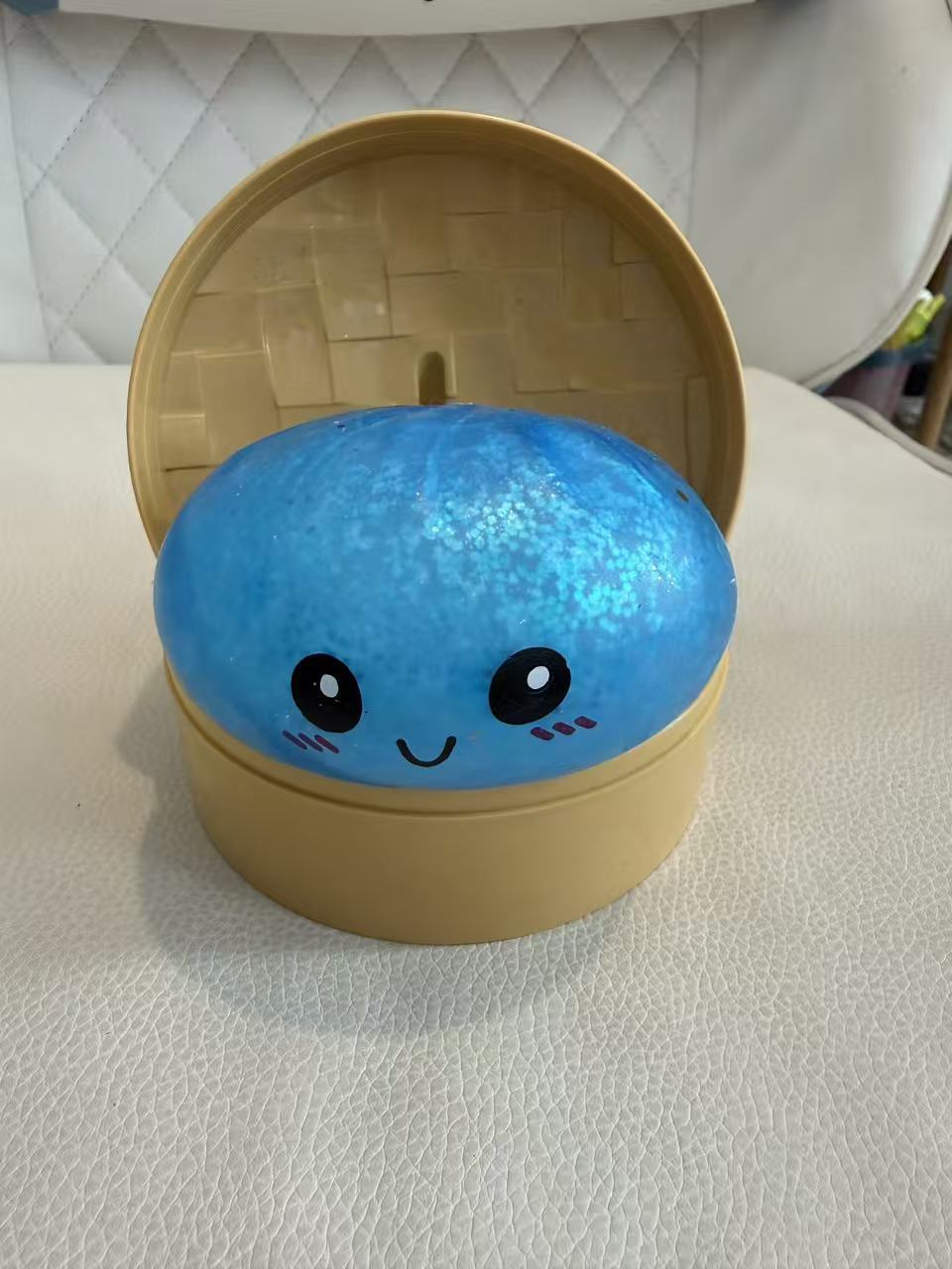 Dumpling Squishies Toy Simulación dumpling pellizco juguete de descompresión dumpling juguete torcido