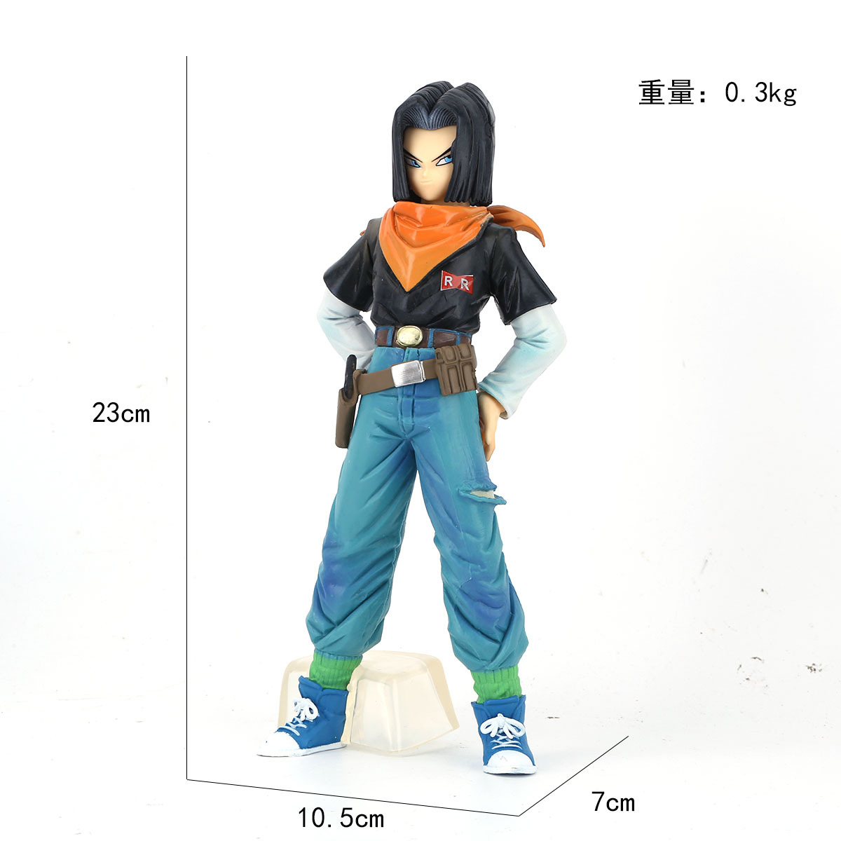 ドラゴンボールアニメのフィギュアスーパーサイヤ人悟空貝吉塔のデスクトップの置物の模型戦損超四悟吉塔