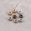 Copper zirconium, wheel, beads, micro incrustation