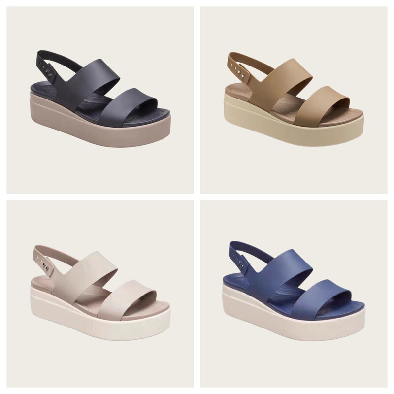 2025 New Model Women's Clogs Brooklyn Comfortable Lightweight Casual Thick-Soled Wedge Sandals