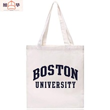 Boston University波士顿大学BU单肩帆布包环保购物袋女
