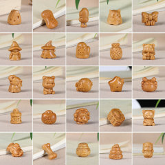 メーカー直販ホノルル彫刻アニメかわいい国風文遊び穴飾りキーホルダーペンダント部品卸売り