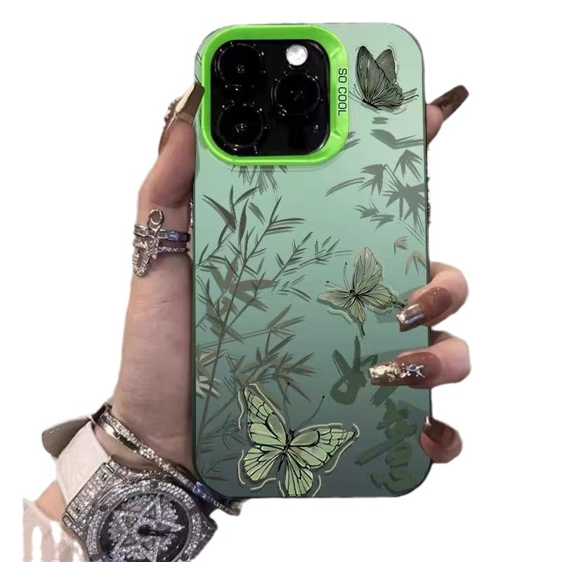 El nuevo Ruyi Butterfly se aplica a la carcasa del teléfono iphone16 Apple 15promax/14 anti-caída 13pro1 2/11x