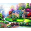 BO-02 Cartoon Village Round Diamond Drilling [Drawing core size 40x50cm]